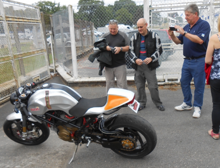 Cafe racer Montlhery Paris France motorcycle tour -